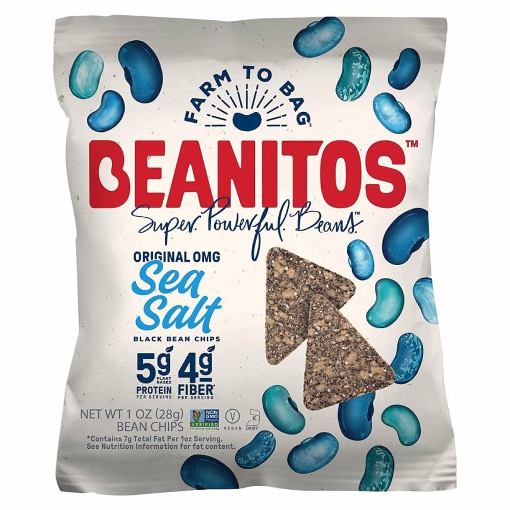 BEANITOS BEANITOS Chips Original Sea Slt, 1 oz