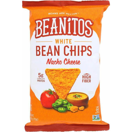 Beanitos Beanitos White Bean Chips Nacho Cheese, 6 oz