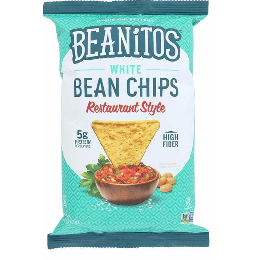 Beanitos Beanitos White Bean Chips with Sea Salt Restaurant Style, 6 oz