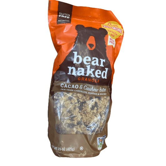 Bear Naked Bear Naked Granola Cereal, Cacao and Cashew Butter, 15 Oz, Bag