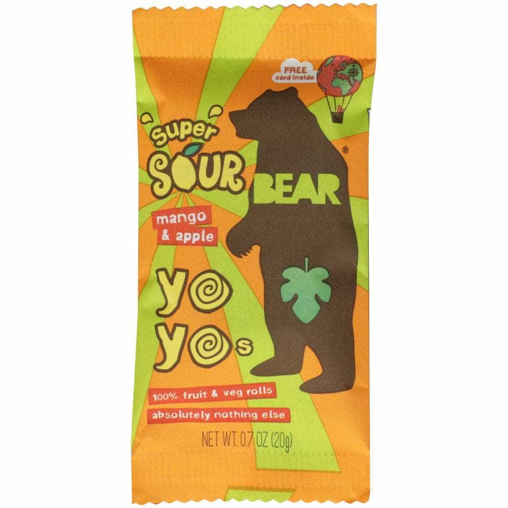 Bear Bear Yoyo Super Sour Mango & Apple Yoyo Snack, 3.5 oz