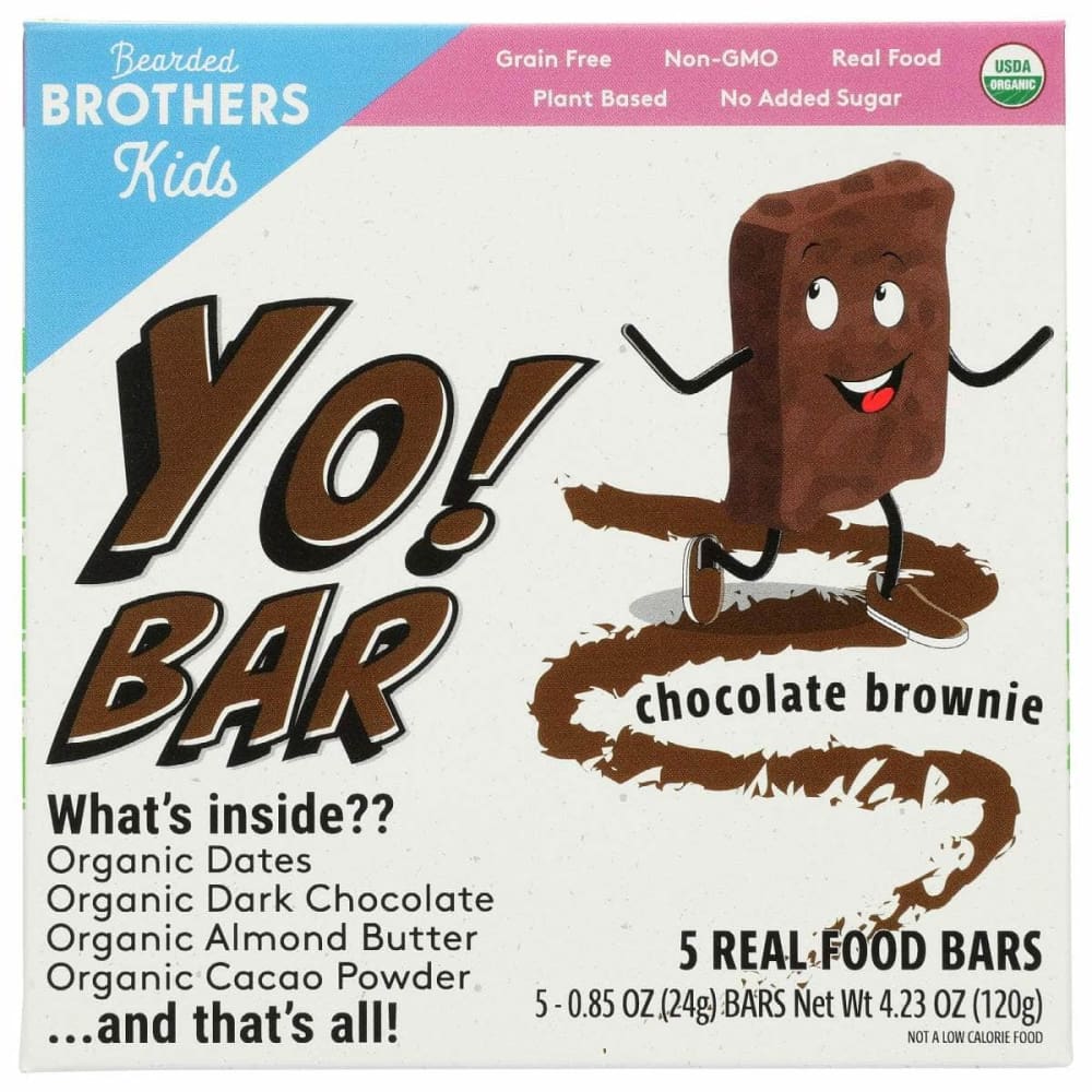 BEARDED BROTHERS Grocery > Chocolate, Desserts and Sweets > Pastries, Desserts & Pastry Products BEARDED BROTHERS: Brownie Chocolate Bar, 4.23 oz