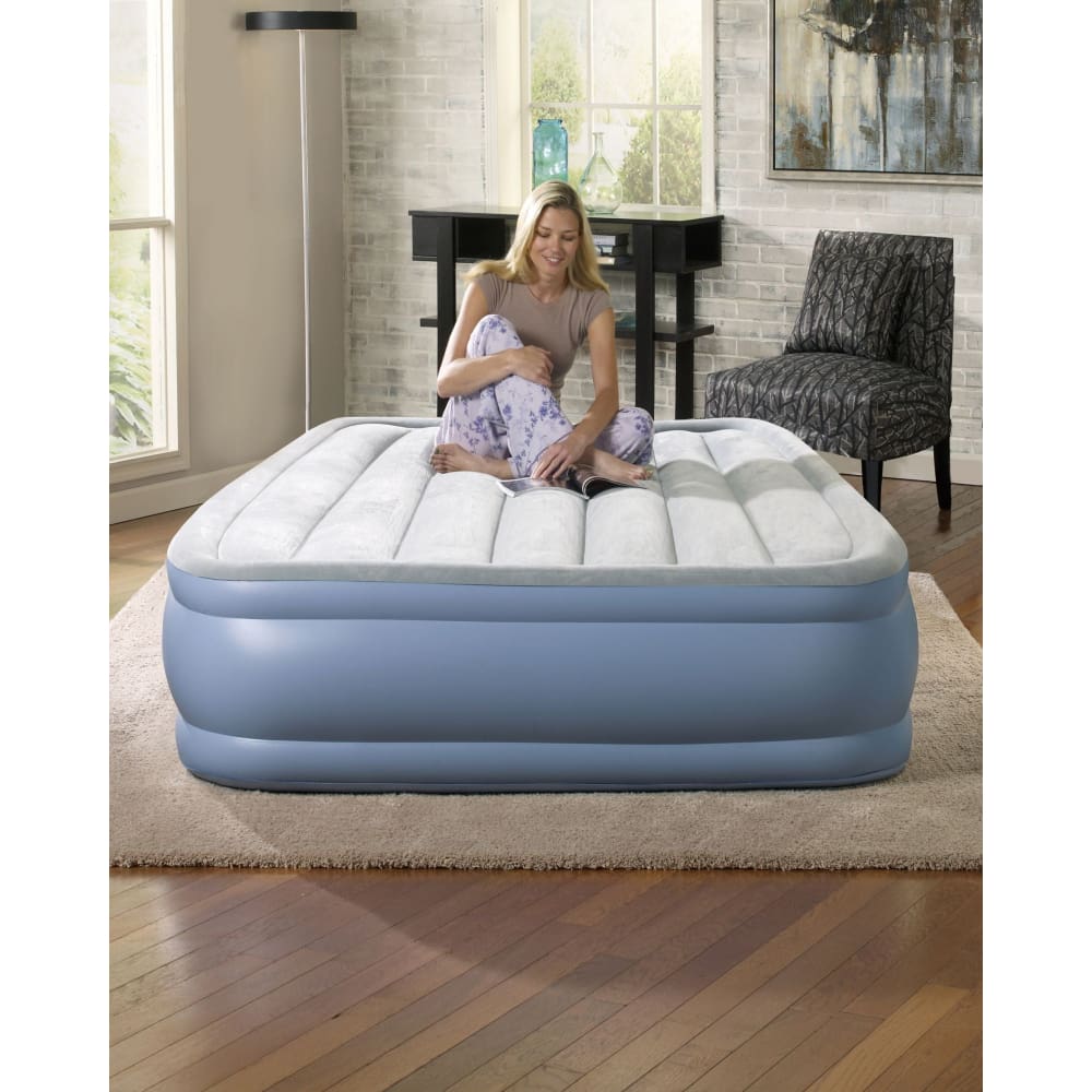 Beautyrest Beautyrest Hi Loft Full-Size Raised Airbed - Light Blue - Home/Sports & Fitness/Camping/Camping Accessories/ - Beautyrest