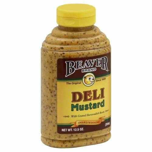 Beaver Brand Beaver Deli Mustard Squeeze Bottle, 12.5 oz