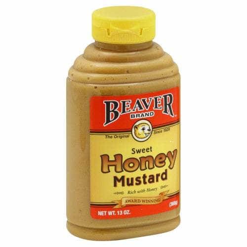 Beaver Brand Beaver Honey Mustard Squeeze Bottle, 13 oz