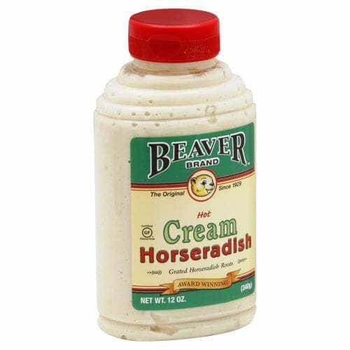 Beaver Brand Beaver Hot Cream Horseradish, 12 oz