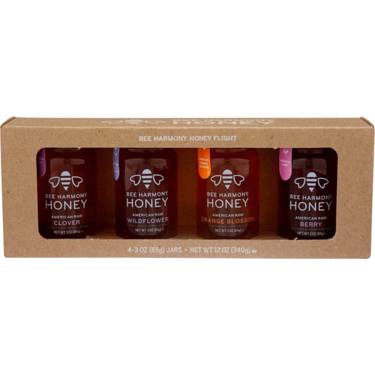 BEE HARMONY BEE HARMONY Honey Flight American Gift Set, 12 oz