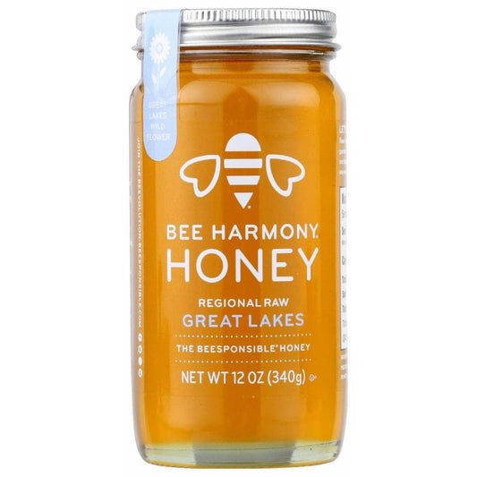 BEE HARMONY BEE HARMONY Honey Regional Grt Lakes, 12 oz