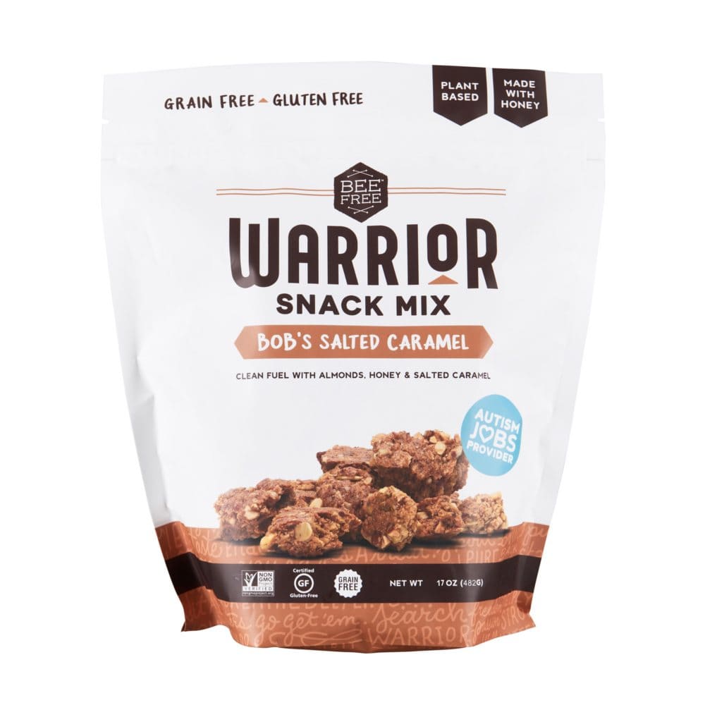 BeeFree Bob’s Salted Caramel Warrior Mix (17 oz.) - Trail Mix & Nuts - BeeFree