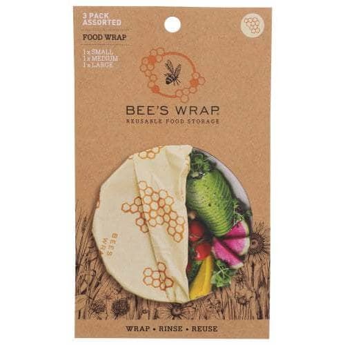 BEES WRAP Bees Wrap Wrap 3Pack Honeycomb Prnt, 6 Ea