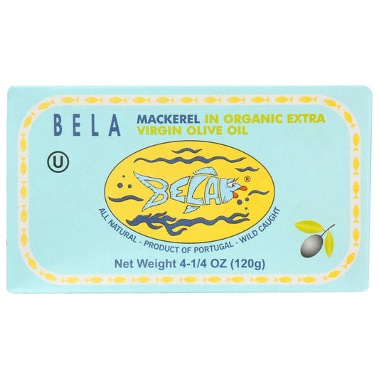 BELA: Mackerel Olive Oil 4.25 oz (Pack of 5) - Pantry > Meat Poultry & Seafood > SS SEAFOOD OTHER - BELA