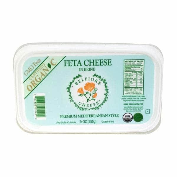 BELFIORE Belfiore Cheese Organic Feta Cheese In Brine, 9 Oz