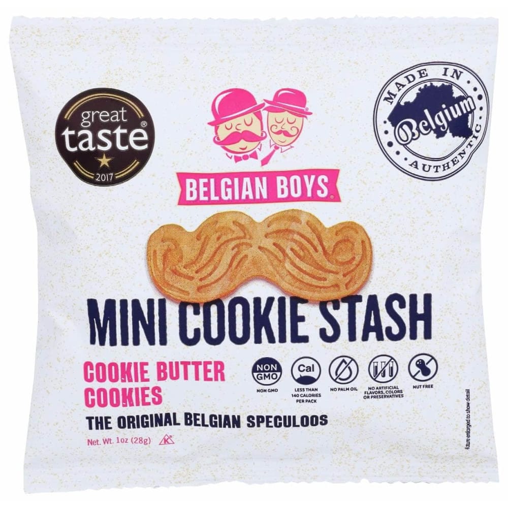BELGIAN BOYS Grocery > Snacks > Cookies > Cookies BELGIAN BOYS: Cookie Butter Mini Stash, 1 oz