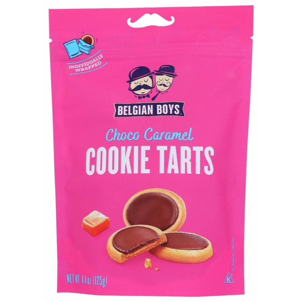 BELGIAN BOYS Grocery > Snacks > Cookies > Cookies BELGIAN BOYS: Cookie Tart Choc Caramel, 4.4 oz