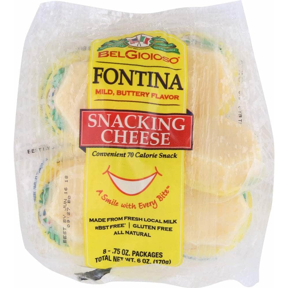 Belgioioso Belgioioso Fontina Snacking Cheese, 6 oz