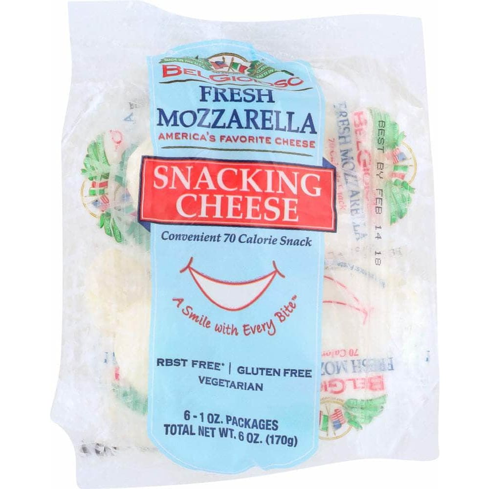 Belgioioso Belgioioso Fresh Mozzarella Snacking Cheese, 6 oz