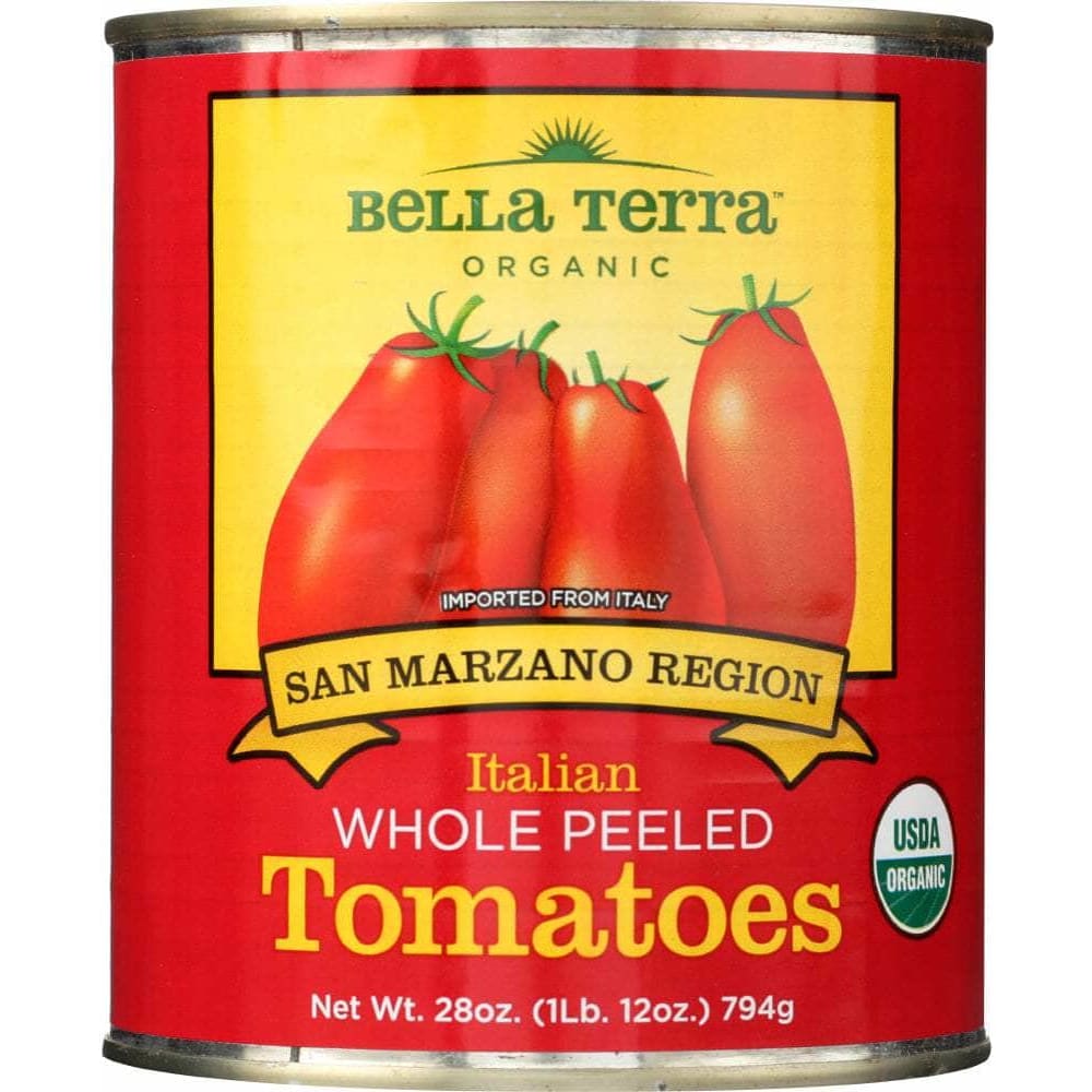 Bella Terra Bella Terra Organic Italian Whole Peeled Tomatoes, 28 oz