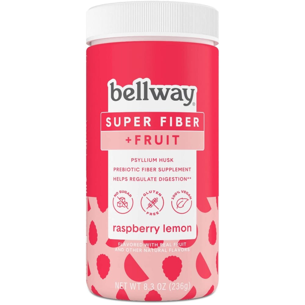 BELLWAY: Super Fiber Raspberry Lemon Supplement Powder 8.3 oz - Health > Vitamins & Supplements - BELLWAY