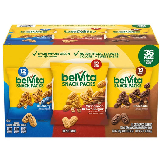 belVita Bites Breakfast Biscuits Variety Pack (36 pk.) - Cookies - belVita