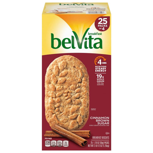 belVita Cinnamon Brown Sugar Breakfast Biscuits (25 pk.) - Breakfast & Snack Bars - belVita