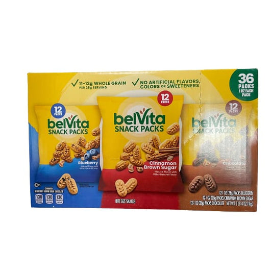 Belvita Snack Packs Variety Pack 36 count (36.3 oz.) - Belvita