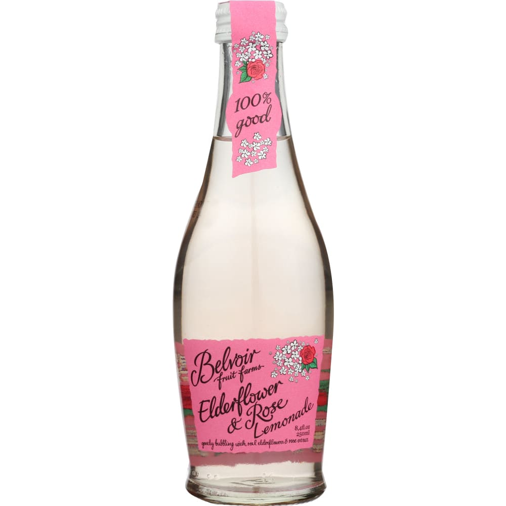 BELVOIR: Elderflower and Rose Lemonade Beverage 8.45 fl oz (Pack of 5) - Grocery > Beverages > Drink Mixes - BELVOIR FRUIT FARMS