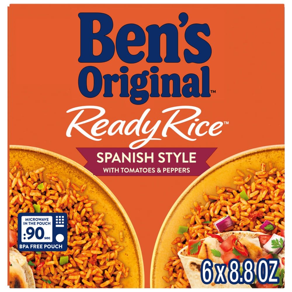 Ben’s Original Ready Rice Spanish Style Flavored Rice (8.8 oz 6 pk) - Rice Pasta & Boxed Meals - Ben’s