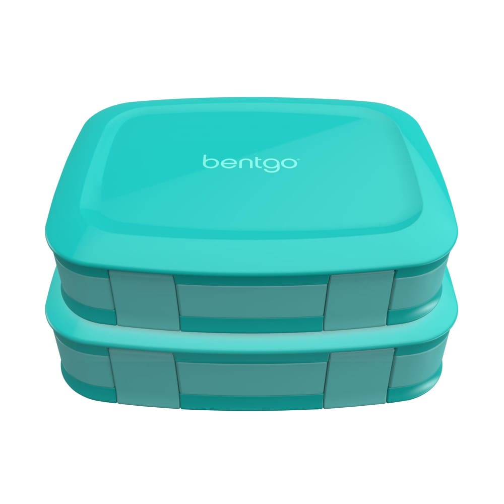 Bentgo Fresh Lunch Box 2 pk. - Aqua - Home/Home/Housewares/Food Prep & Kitchen Gadgets/ - Unbranded