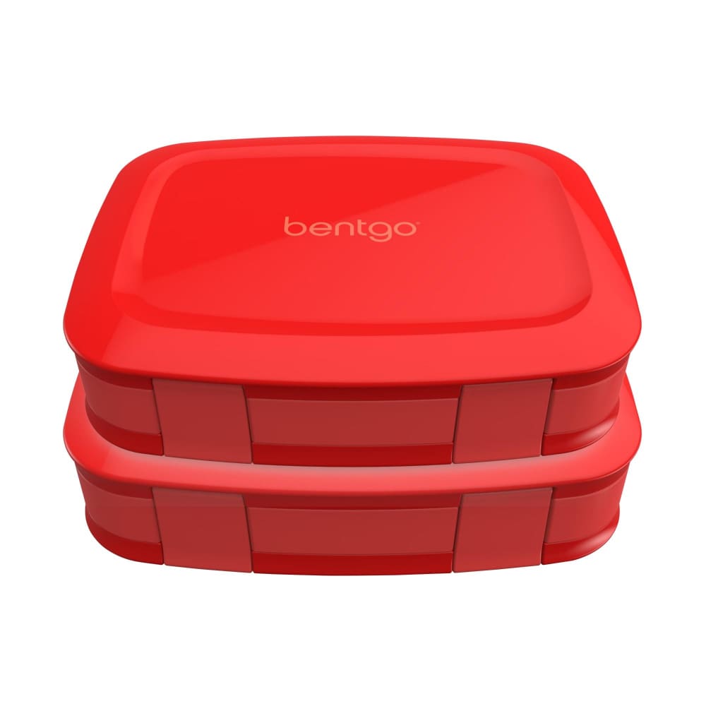 Bentgo Fresh Lunch Box 2 pk. - Red - Home/Home/Housewares/Food Prep & Kitchen Gadgets/ - Unbranded