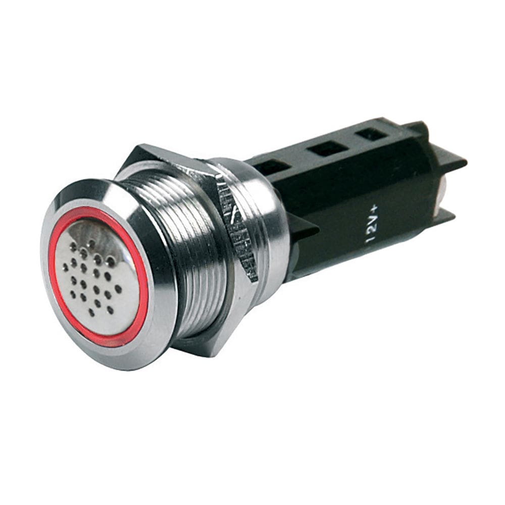 BEP 12V Buzzer w/ Red LED Warning Light - Stainless Steel - Electrical | Switches & Accessories - BEP Marine