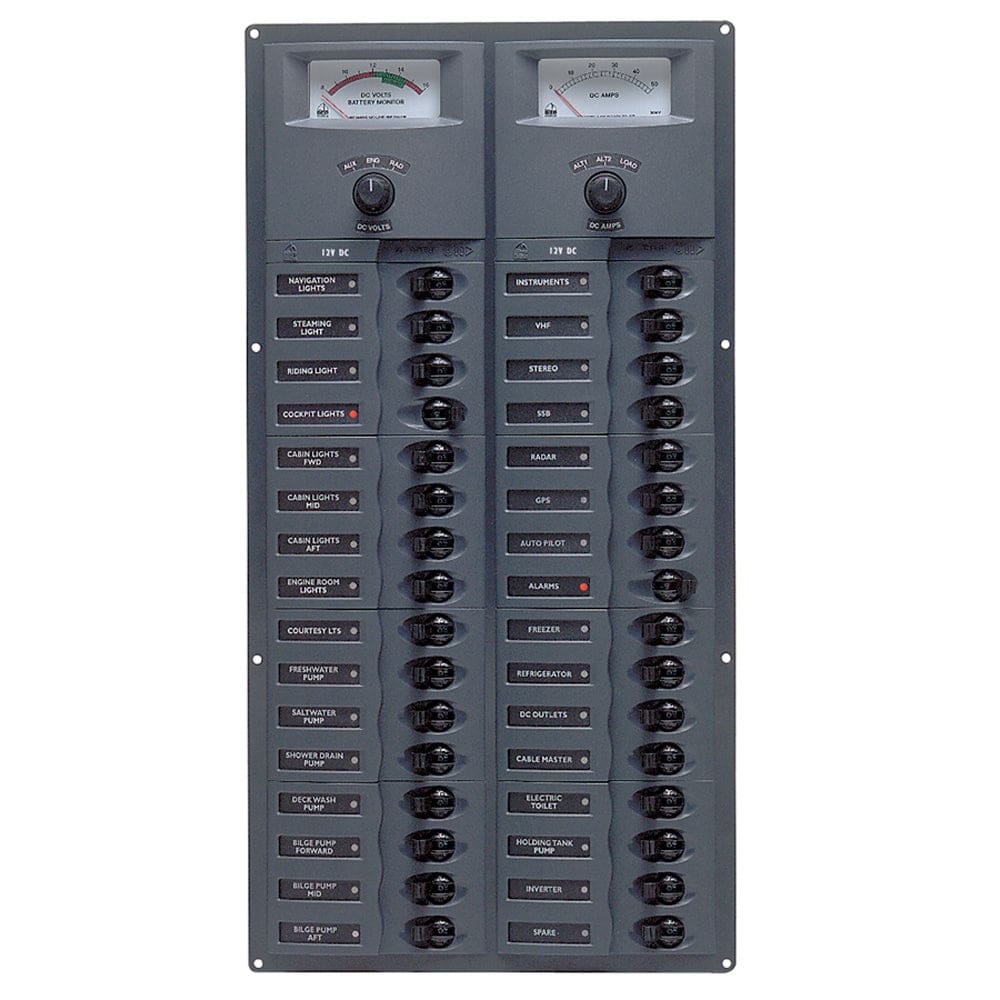 BEP Panel 32SP DC12V Analog Vertical - Electrical | Electrical Panels - BEP Marine