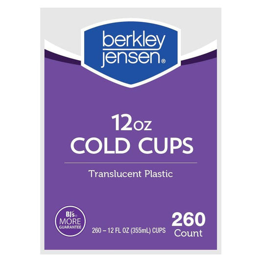 Berkley Jensen 12-Oz. Cups 260 ct. - Translucent - Berkley Jensen