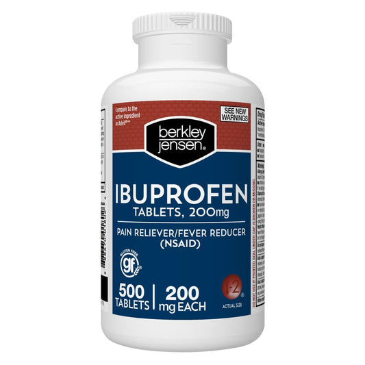 Berkley Jensen 200mg Ibuprofen Tablets 500 ct. - Berkley Jensen