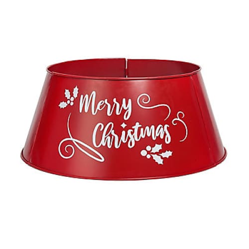 Berkley Jensen 22 Metal Tree Collar - Red - Home/Seasonal/Holiday/Holiday Decor/Christmas Tree Decor/ - Berkley Jensen