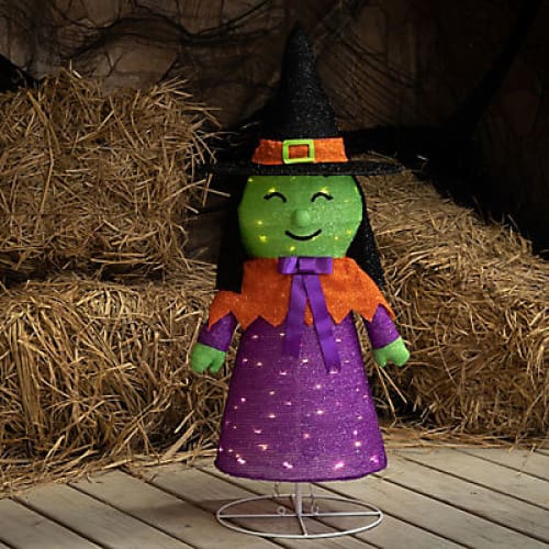 Berkley Jensen 38 Pop-Up Witch Lawn Ornament - Home/Seasonal/Holiday/Holiday Decor/Christmas Tree Decor/ - Berkley Jensen