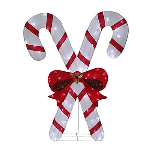 Berkley Jensen 46 Outdoor LED Lighted Candy Cane - Home/Seasonal/Holiday/Holiday Decor/Christmas Decor/ - ShelHealth