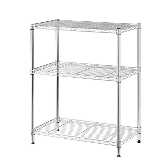Berkley Jensen 6-Shelf Storage Rack - Chrome - Home/Home/Storage & Organization/Shelving Systems & Accessories/ - Berkley Jensen