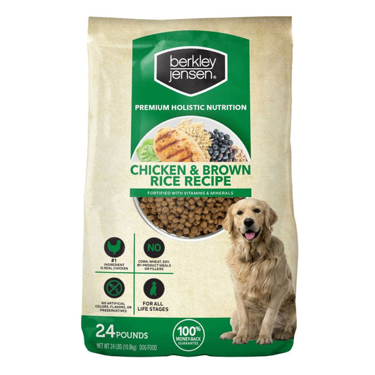 Berkley Jensen Chicken and Brown Rice Dry Dog Food 24 lbs. - Berkley Jensen