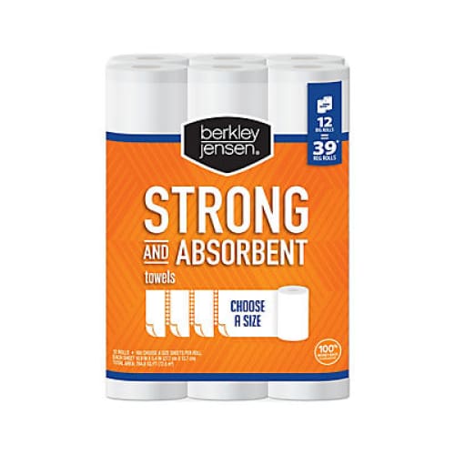 Berkley Jensen Choose-a-Size Everyday Paper Towel 12 ct. - Home/Seasonal/Thanksgiving/Thanksgiving Party Supplies & Cleanup/ - Berkley