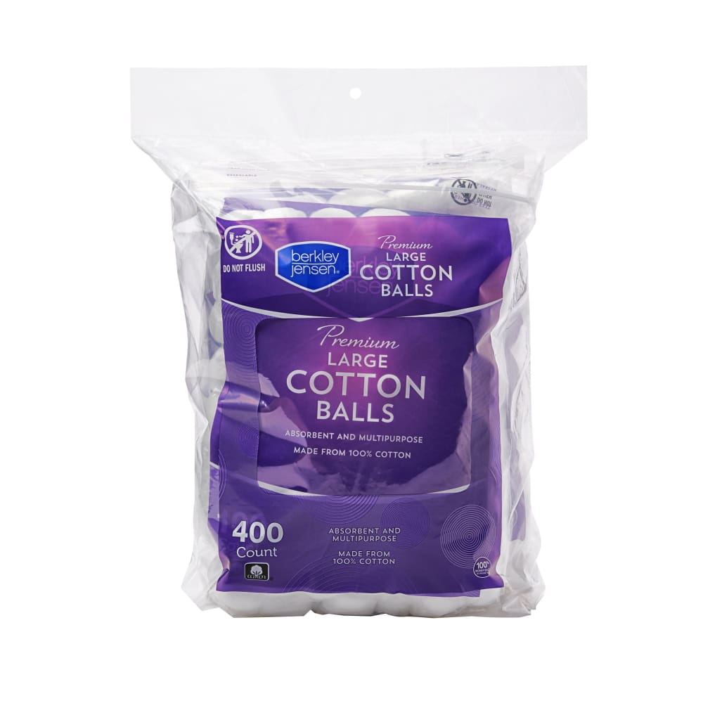 Berkley Jensen Berkley Jensen Cotton Balls 400 ct. - Home/Health & Beauty/Cosmetics/Cosmetics Tools/ - Berkley Jensen