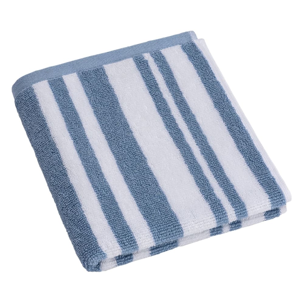 Berkley Jensen Cotton Hand Towel - Blue Spring Stripe - Berkley