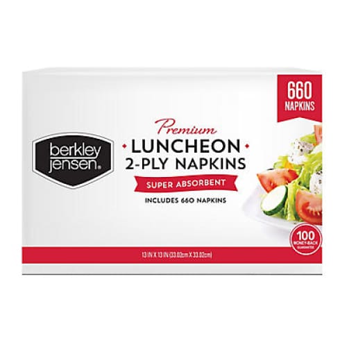 Berkley Jensen Everyday Lunch Napkins 660 ct. - Home/Seasonal/Holiday/Holiday Party Supplies & Cleanup/ - ShelHealth