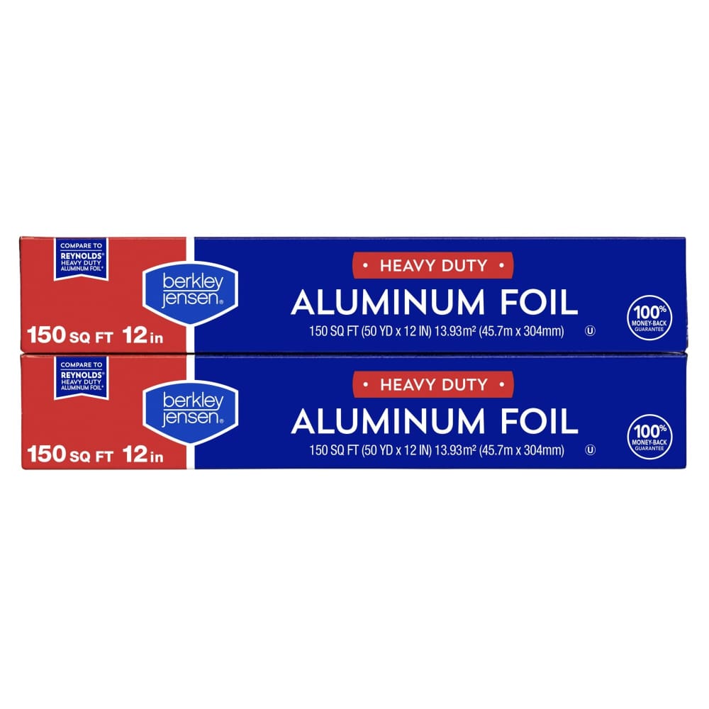 Berkley Jensen Heavy Duty Aluminum Foil 2 pk./150 sq. ft. - Home/Grocery Household & Pet/Paper & Plastic/Food Storage & Wraps/Foil Wrap &