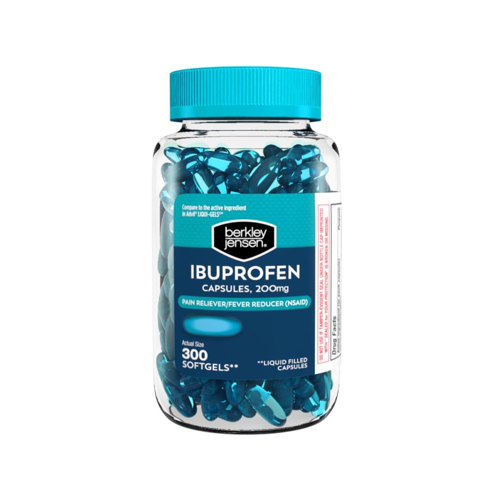 Berkley Jensen Ibuprofen 200 mg Capsules 300 ct. - Berkley Jensen