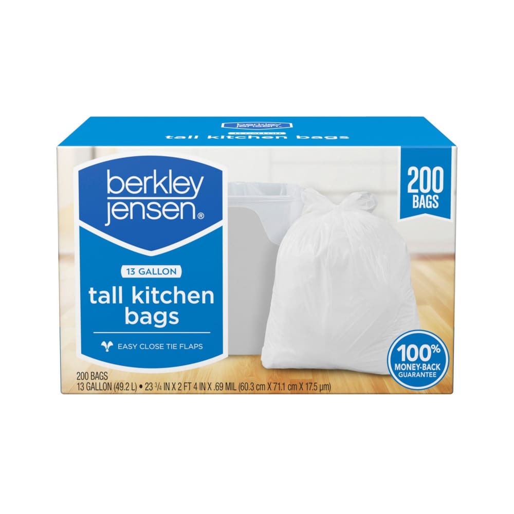 Berkley Jensen Kitchen Bags 200 ct./13 gal. 0.69mL - Berkley