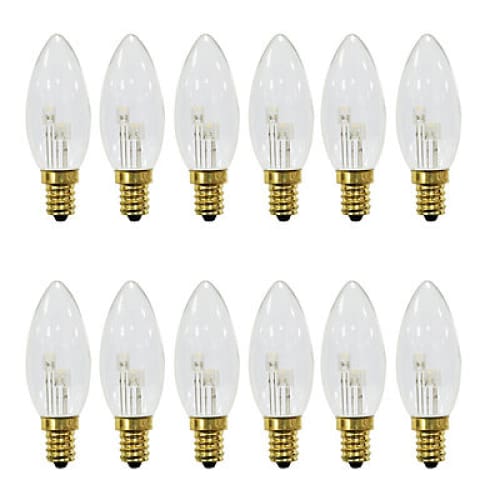 Berkley Jensen LED Candle Lamp Replacement Bulbs 12 pk. - Home/Seasonal/Holiday/Holiday Decor/Christmas Decor/ - Berkley Jensen