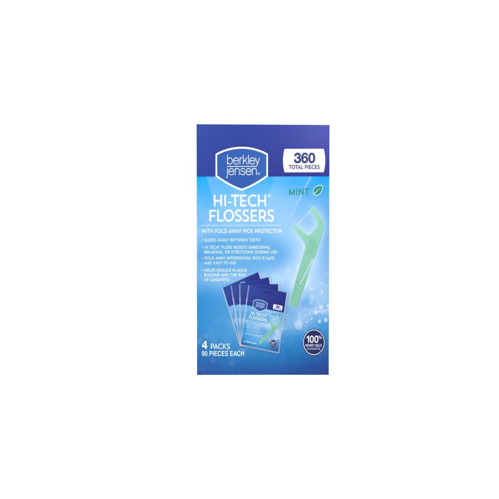 Berkley Jensen Mint Hi-Tech Flossers, 4 pk./90 ct. | ShelHealth