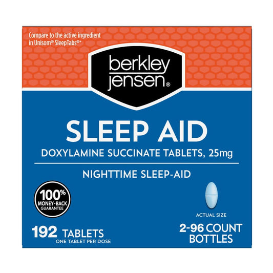 Berkley Jensen Sleep Aid Tablets 192 ct. - Berkley Jensen