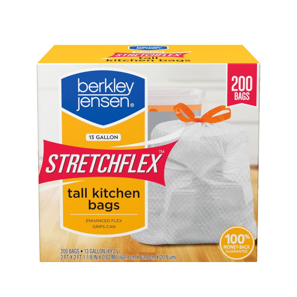 Berkley Jensen Stretchflex Tall Kitchen Bags 200 ct./13 gal. - Berkley Jensen