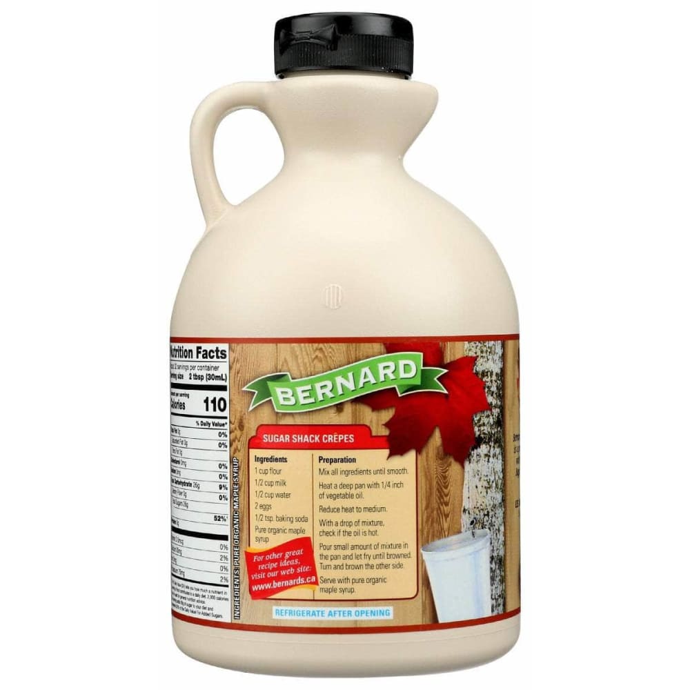 BERNARD Grocery > Breakfast > Breakfast Syrups BERNARD: Dark Pure Organic Maple Syrup, 32 fo